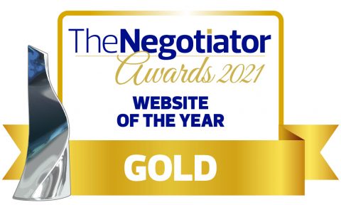 the negotiator awards 2021 gold website of the year award